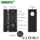 Fingerprint Glass Door Lock  PST-GL-B2