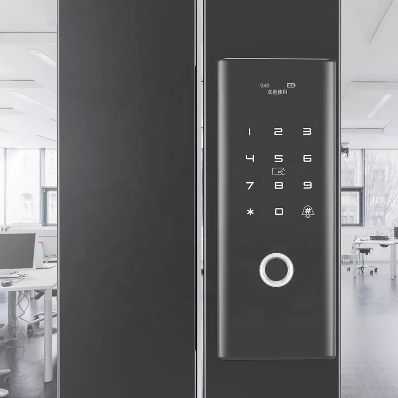 Fingerprint Glass Door Lock  PST-GL-B2