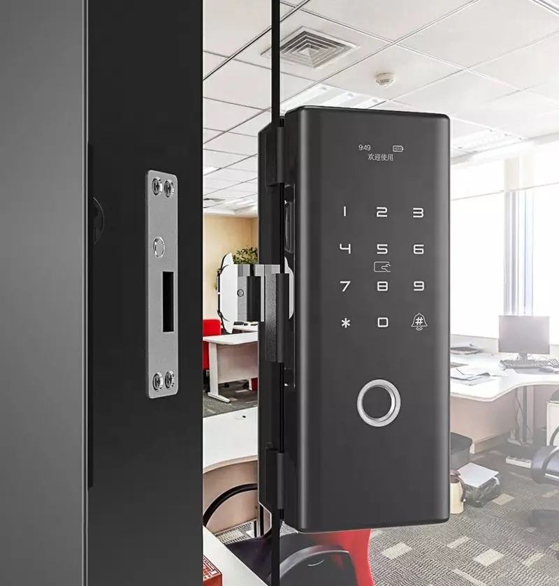 Fingerprint Glass Door Lock  PST-GL-B2