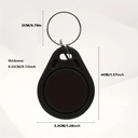 NFC Keychain Rewritable Tag with 504 Bytes Memory