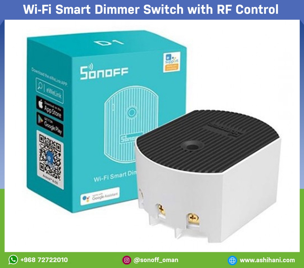 [M0802010005] Wi-Fi Smart Dimmer Switch with RF Control