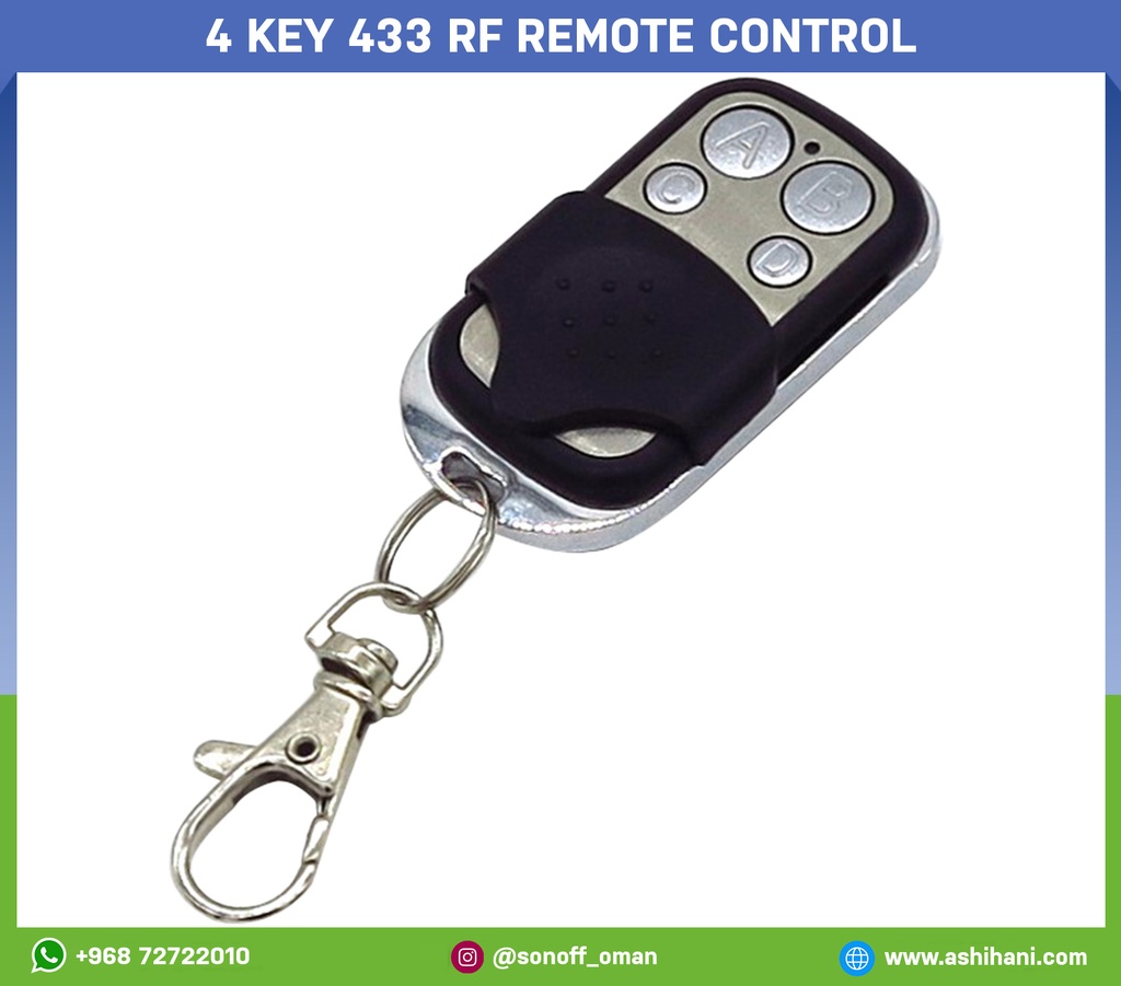 4 Key 433 Remote(No Battery)
