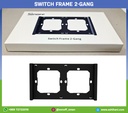 Switch frame 2-gang