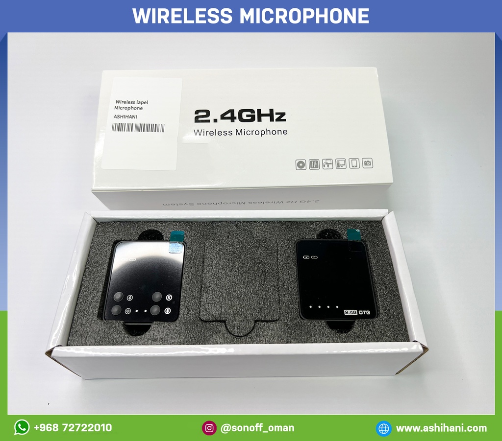 Wireless lapel microphone