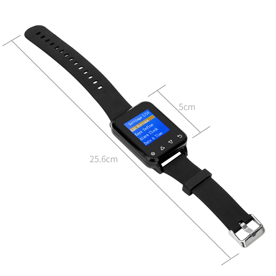 Waterproof wireless paging system watch pager