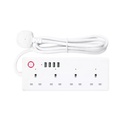 Smart WiFi UK Four Outlet Plug Smart Socket