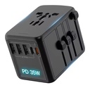 International travel adapter with PD 35W 