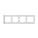 Switch frame 4-gang white