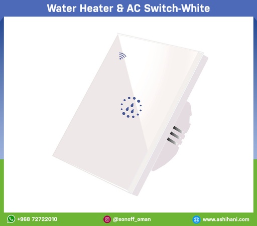 Water Heater & AC Switch-White 40A