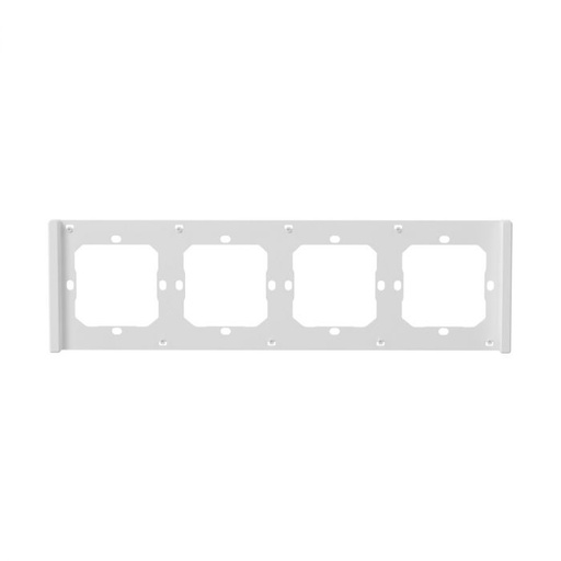 Switch frame 4-gang white