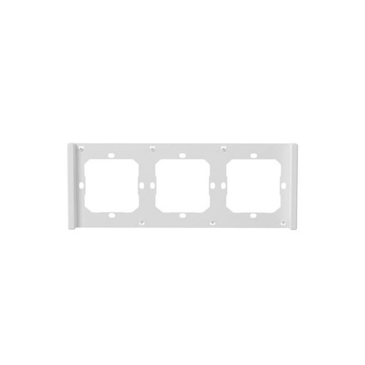 Switch frame 3-gang white