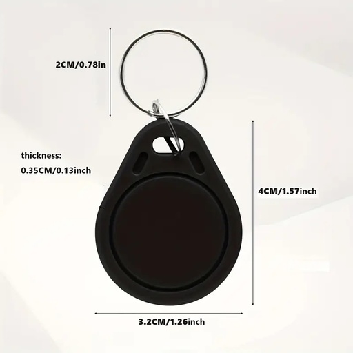 NFC Keychain Rewritable Tag with 504 Bytes Memory