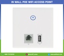 In Wall Wireless AP 300Mbps 48V PoE WiFi Access Point