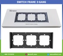 Switch frame 3-gang