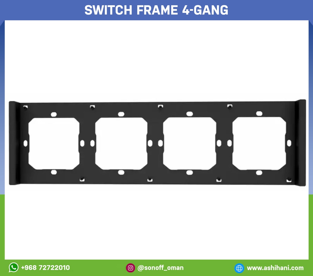 Switch frame 4-gang