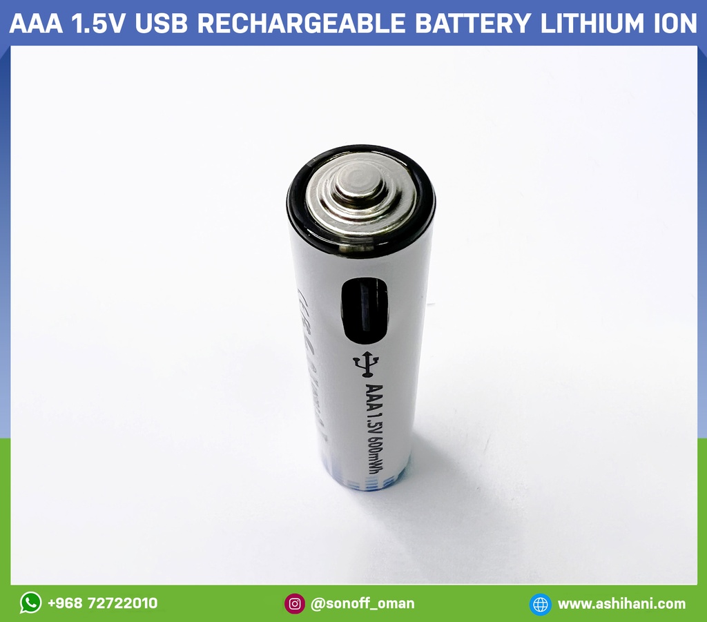 AAA USB Rechargeable battery lithium ion