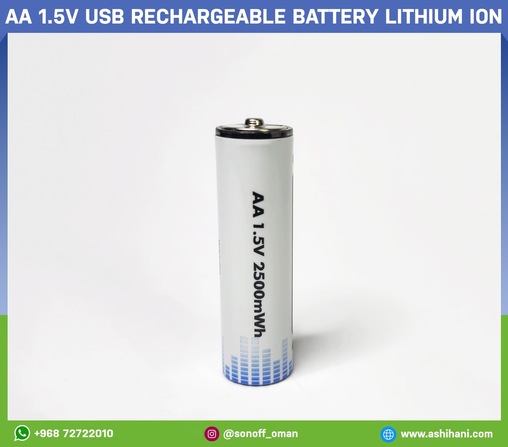 AA USB Rechargeable battery lithium ion